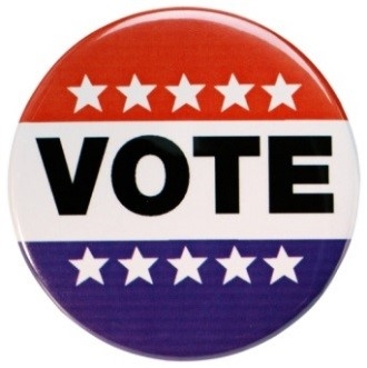 Image of a voting pin.