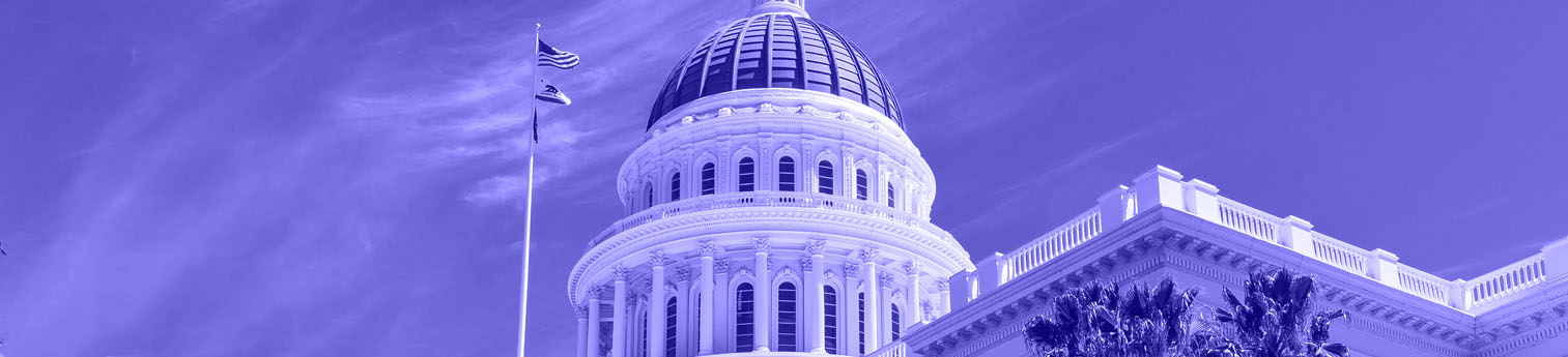 Top of the California State Capitol Building
