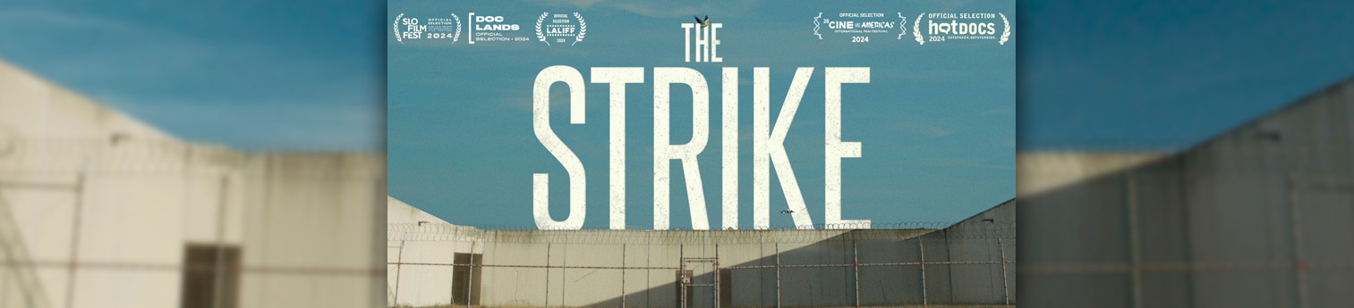 Text - The Strike. Image - The exterior of the SHU at Pelican Bay State Prison.