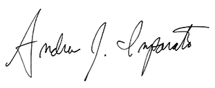 Signature for Andrew J. Imparato