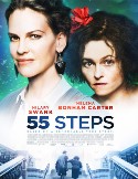 Poster for the movie 55 Steps. It show a close up photo of the actresses who play Eleanor Riese and Colette Hughes.