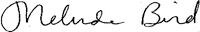 Melinda Bird signature