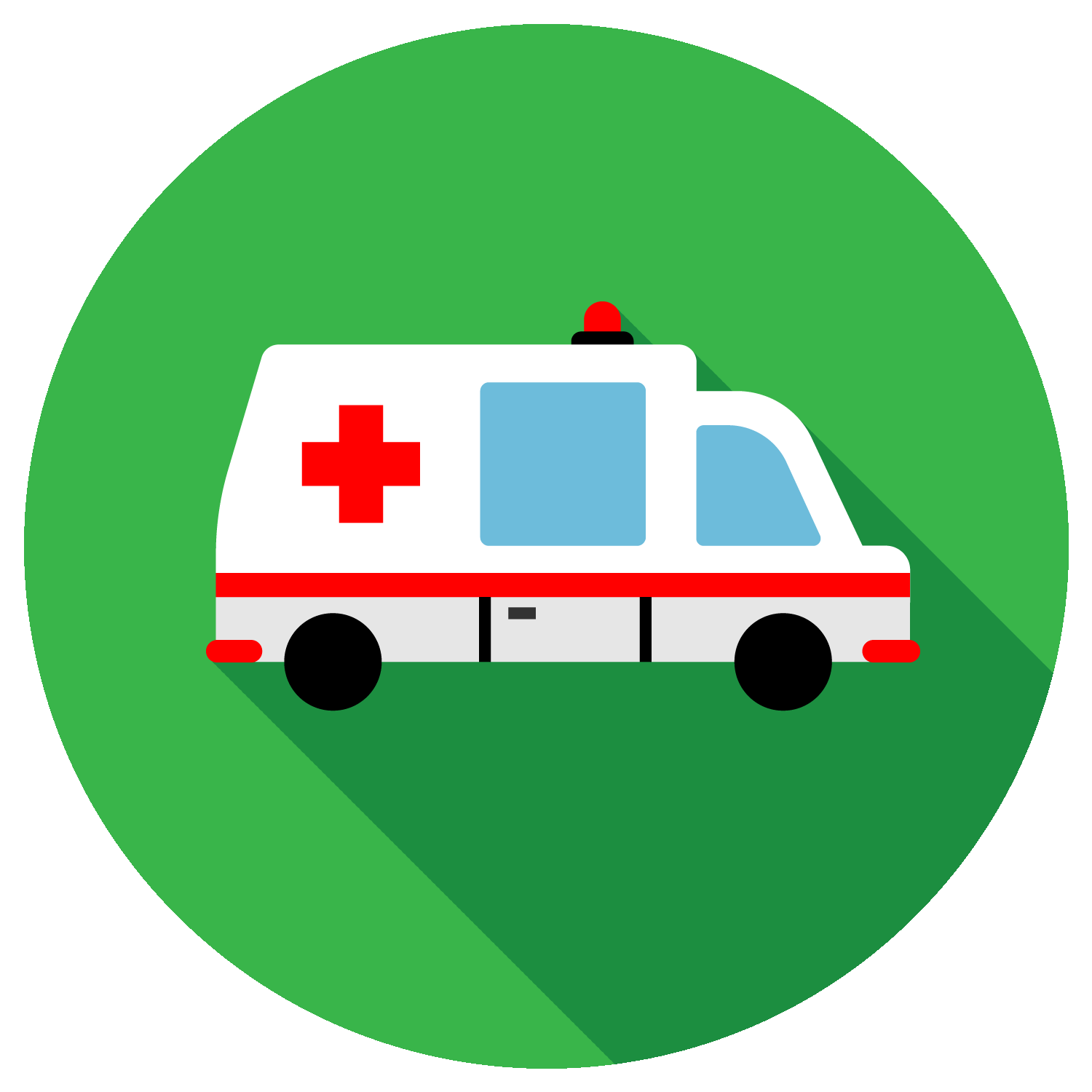 Graphic of an ambulance.