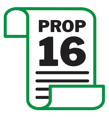 Icon of Prop 16 Ballot