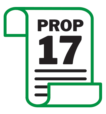 Icon of Prop 17 Ballot