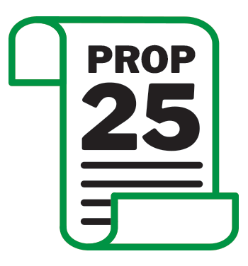 Icon of Prop 25 Ballot