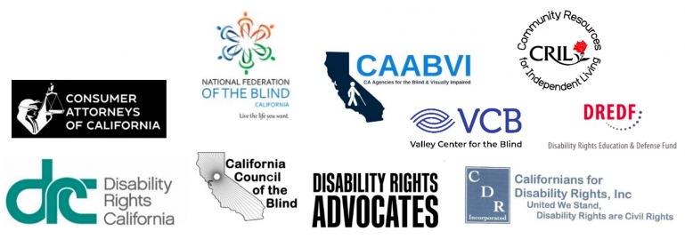 Logos of the organizations that signed up in support of AB 1757