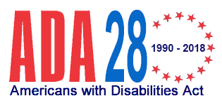 ADA 28th Anniversary Logo