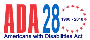 ADA 28th Anniversary Logo ADA 28th Anniversary Logo