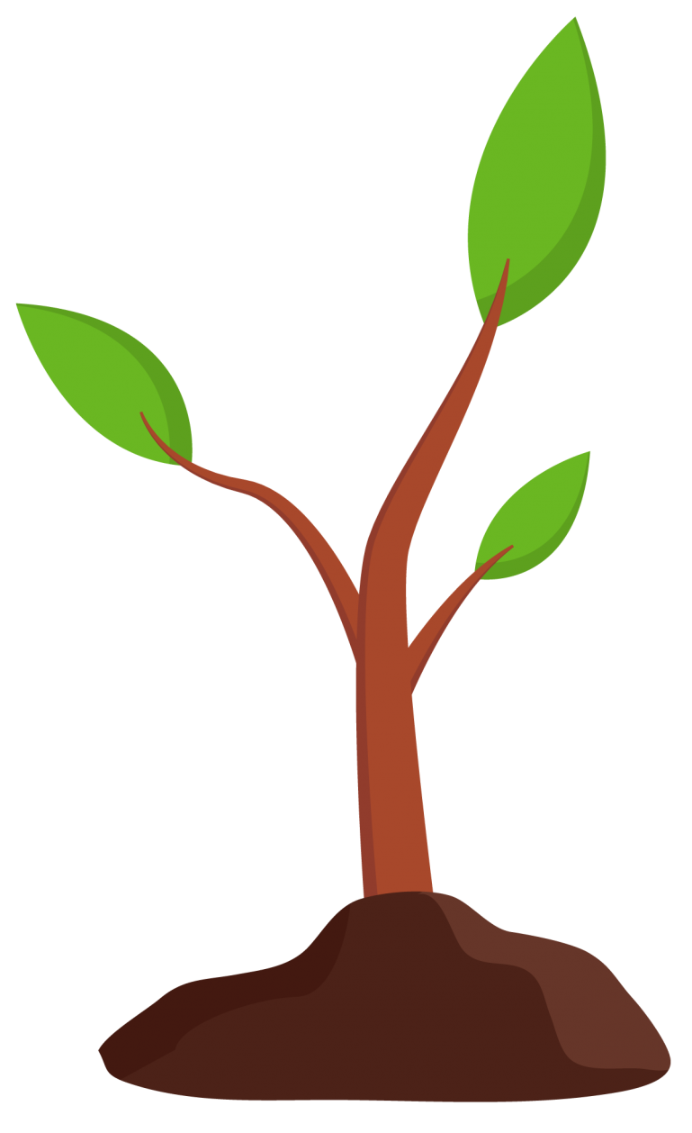 Small Growing Plant Illustration of a small growing plant.